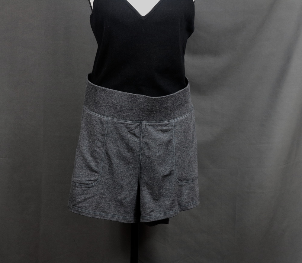 NEW Active Life Womens 2xl Gray Gym Biker Shorts